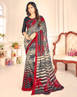 Vishal Prints Multi Printed Georgette Saree